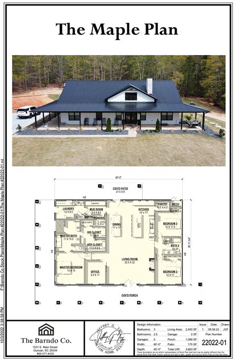 The Best 40x60 Barndominium Floor Plans with Shop 